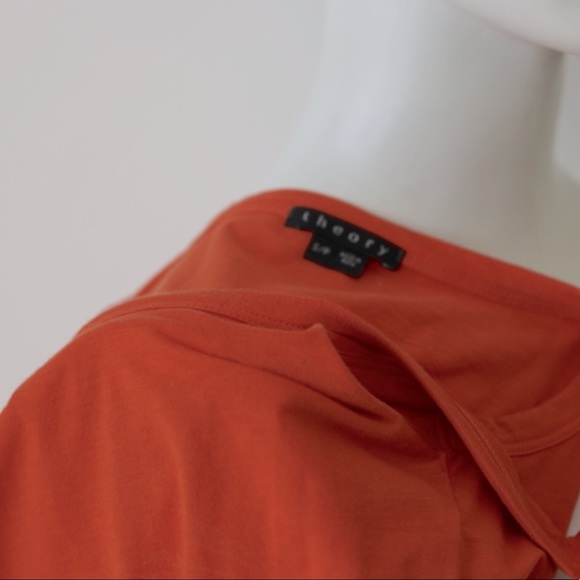 THEORY Camisole, Orange, Size: Small - Picture 2 of 4